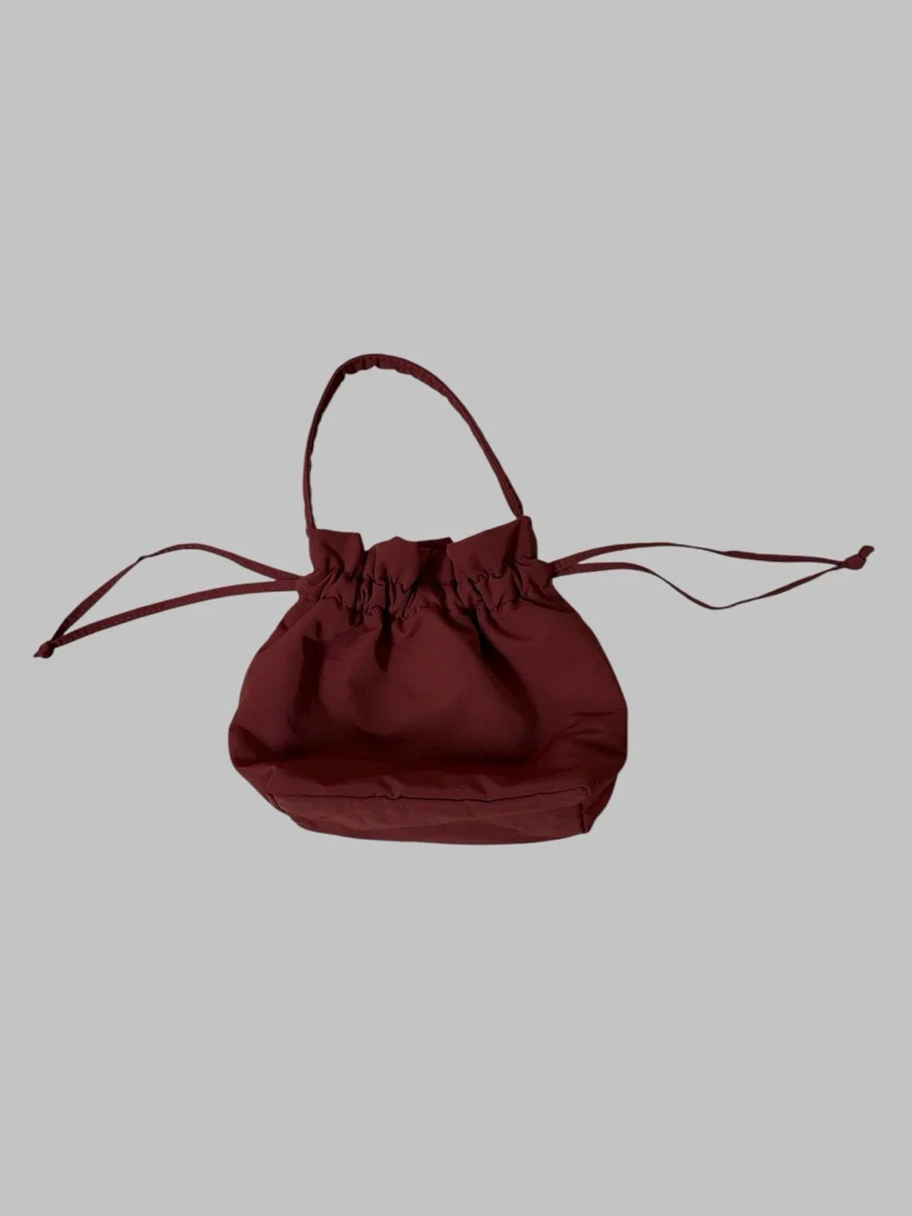 Fenty Beauty Burgundy Drawstring Cosmetic Bag